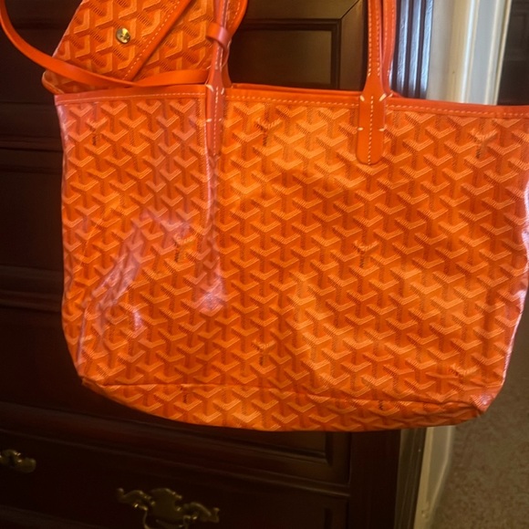 Designer inspired  Orange Tote Bag GYD - Picture 1 of 7